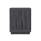 Manhattan Comfort Navis 32" Contemporary 2-Drawer Nightstand - Charcoal Grey-Part of the Navis Collection, designed with a modern, clean-lined aesthetic that complements contemporary bedrooms