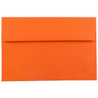 JAM Paper A7 Coloured Invitation Envelopes - 5.25 x 7.25 - Orange Recycled - 50 Pack-Envelope Features: Straight flap gum closure, high quality Smooth paper finish, 30% recycled