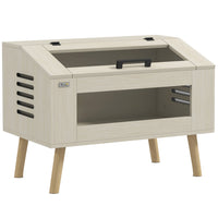 PawHut 29 Gal. Reptile Tank with Ventilation and Windows -Beige-Holds 29 gal (111 L), great for lizards, horned frogs, snakes, chameleons, hamsters, gerbils and other reptiles 