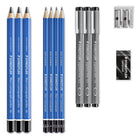 Staedtler Sketching Set - 12 Piece-Finely graded graphite for smooth tonal transitions and a subtle metallic lustre.
