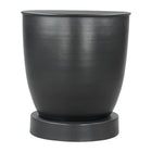Zuo Baku Side Table - Black-Powder Coated Iron round shape tabletop