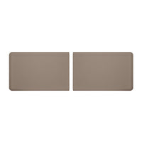 WeatherTech ComfortMat Connect Modular Anti-fatigue End Mats - Woven - Tan - 2 Pack-Each End Piece is 3 feet long (0.91 m). Snap two together and you have a 6-foot (1.82 m) ComfortMat Connect!
