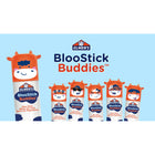 Elmer's BlooStick Buddies Glue Sticks - Disappearing Blue Glue Stick - Anti-Roll Cap - 6 g - 4 Pack-8