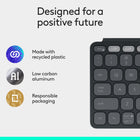 Logitech Keys-To-Go 2 Portable Bluetooth Tablet Keyboard with Built-in Cover - Graphite-18mm-pitch key, 1mm-travel scissor keys