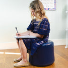 Bouncyband Soft & Flexible Wobble Seat-DURABLE & NON-SLIP: Comfortable heavy-duty vinyl seat is easy to wipe clean. For use on hard surfaces and carpets