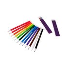 Crayola Clicks Mechanical Coloured Pencils - 12 Pack-PERFECT FOR COLOURING AND WRITING: These pencils are perfect for both colouring and writing, making them great for colouring books, colourful notes, or intricate art projects