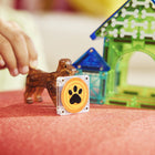 Magna-Tiles Dog House 13-Piece Magnetic Construction Set-Safety Guaranteed: All MAGNA-TILES pieces are built to withstand countless hours of playtime. Our signature lattice prevents cracking, while fastening rivets keep magnets safe and secure