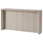 Hudson&Canal Piedmont 56"W Console Table - Alder White-Tabletop features a weight capacity of 60 lbs