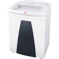 HSM Securio B35 1/4” Strip-Cut Shredder, 42 Sheet Capacity-Optimized cutting device technology destroys 40-42 sheets of paper, creating 38 strip-cut particles per page