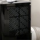 HOMCOM 8000 BTU Portable Air Conditioner - Black-Removable, washable filter for clean air 
