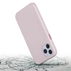 General Supply Goods + Co - Étui en Cuir Végétalien pour iPhone 12/12 Pro Compatible avec Magsafe - Argile Rose-Cuir végétal doux