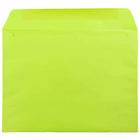 JAM Paper 9 x 12 Booklet Envelopes, Brite Hue Ultra Lime Green, 1000 Pack (5156771B)-Size: 9" x 12"