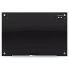Quartet Infinity Magnetic Glass Dry-Erase Board - Balck - 24" W x 18" L-Tempered dry-erase marker board will not stain, ghost, scratch or dent
