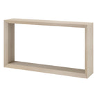 Hudson&Canal Osmond 55"W Console Table - Alder White-Tabletop features a weight capacity of 60 lbs
