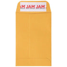 Jam Paper #4 Coin Business Commercial Envelopes with Peel and Seal Closure - 3" H x 4 1/2" W - Brown Kraft Manila - 100 Pack-Color: Brown Kraft Manila