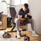Soozier Foldable Workout Bench-Folds for compact storage when not in use