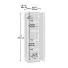 Sauder Merton Hall Storage Cabinet - Dakota Oak-8
