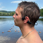 OPN Sound Swym+ Open Ear Swimming Waterproof Headphones - Black-IP68 fully waterproof in up to 1.5 meters of water