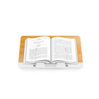 ShoppingAll Portable Adjustable Book Holder Tray with Elastic Clips-Multi-Tasking Wonder - From holding cookbooks and recipes to supporting your MacBook or music sheets, this stand does it all! Adjustable height and angle make it ideal for hands-free reading, working, or cooking.