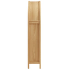 Modway Calista 63" Arched Storage Cabinet With Folding Desk - Oak-Soft-Close Hinges