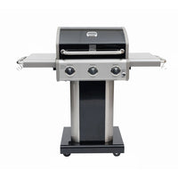 Kenmore 3 Burner Pedestal Gas Grill - Black -Fuel Type: Propane.