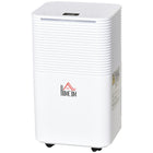 HOMCOM 1500 sq.Ft Portable Quiet Dehumidifier with 3 Modes - White-Sleeping mode, all indicators turns dark gradually, suitable for overnight use