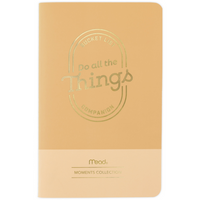 Mead Moments Bucket List Journal - 3-1/2" X 5-1/12" - 48 Pages-Turn dreams into plans. Guided pages provide structure, clarity, and just the right amount of motivation to help your bucket list move from idea to action.