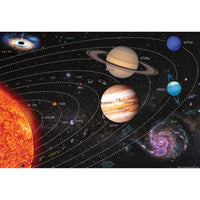 Ashley Productions Placemat Studio Smart Poly Solar System Learning Placemat - 13" x 19" - Single Sided - 10 Pack-Use with dry erase or water based markers and washable crayons