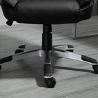 Vinsetto High Back Executive Office Chair with Padded Armrests-Colour: Black