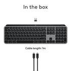 Logitech MX Keys S for Mac - Wireless Keyboard - Programmable Keys - Backlit - Space Grey-10