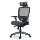 Staples Hyken Ergonomic Mesh Swivel Task Chair - Grey-Mesh back and seat