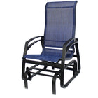 Dura Housewares Kansas Aluminium Frame Chair - Blue-Smooth gliding motion