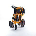 Monarch Carbon Flyer Lightweight Electric Wheelchair - Orange-Portable design supports indoor and outdoor mobility use