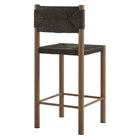 Modway Parkland Outdoor Patio Rattan and Aluminum Counter Stools - Walnut - Set of 2-8