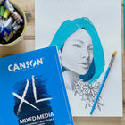 Canson XL Mix Media Pad,  9" x 12", 60 Sheets-98lb