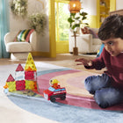 Magna-Tiles Fire Rescue 27-Piece Magnetic Construction Set-Developmental: Encourages children to learn through play, exploring cause and effect and other logic principles, while fostering the development of hand-eye coordination and fine motor skills