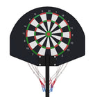Soozier Basketball Hoop and Stand with Magenic Dartboard and Darts-Base can be filled with sand or water for stability
