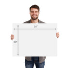 Staples Foam Board - 30" x 20" - White - 3 Pack-White background creates a neutral finish that pairs well with a variety of colours to create a colourful display