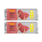 JOVI Air Dry Clay - 2.2 lb Bars - Terracotta - 2 Pack-Cool and Pleasant Texture: Experience the delight of working with JOVI Air Dry Clay, featuring a cool and pleasant texture that feels refreshing to the touch. Its moist consistency makes it exceptionally easy to shape and manipulate, allowing you to bring your creative visions to life effortlessly.