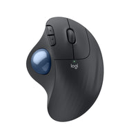 Logitech Ergo M575S Wireless Trackball Mouse - Graphite-Less Movement, More Comfort: The sculpted shape of the ERGO M575S wireless trackball mouse keeps your hand relaxed for hours of smooth, precise tracking with thumb control - now with quiet clicks