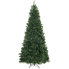 HOMCOM 9' Artificial Christmas Tree with Auto Open - Steel Base - Green-9ft/2.7m tall in a real wide tree shape, providing a healthy, natural look 