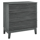 Modway Render 3-Drawer Bachelor's Chest - Charcoal-Mid-Century Bachelor's Chest