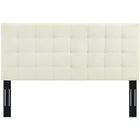 Modway Paisley Tufted Upholstered Performance Velvet Full/Queen Headboard - Ivory-Fiberboard and Plywood Frame