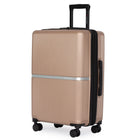 Air Canada Laurentian 24" Hardside Checked Luggage - 360-Degree Spinner - Champagne-8 spinner wheels provide smooth 360-degree maneuverability