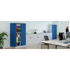 Ceha Canada RTA Metal Storage Cabinet - 36" W x 77" H - Blue-5