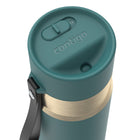 Contigo AutoSeal Insulated Stainless Steel Water Bottle with Carrying Strap - 16 oz (473 ml)-Cup holder friendly: Fits seamlessly in car and gym cup holders