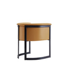 Manhattan Comfort Corso 26.38" Modern Faux Leather Upholstered Dining Chair - Tan-Delivered to you Fully Assembled! No Assembly Required