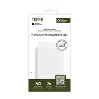 TUFF8 Tempered Glass Screen Protector with Auto Installer for iPhone 17 Pro Max-Innovative Auto Installer: Ensures a hassle-free installation process