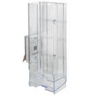 Hospeco Comfort Plus Courtesy Dispenser - Clear-Comes filled with 1 scensibles personal disposal bag refill pack