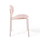 Modway Palette Dining Side Chair - Pink - 2 Pack-Easy Storage